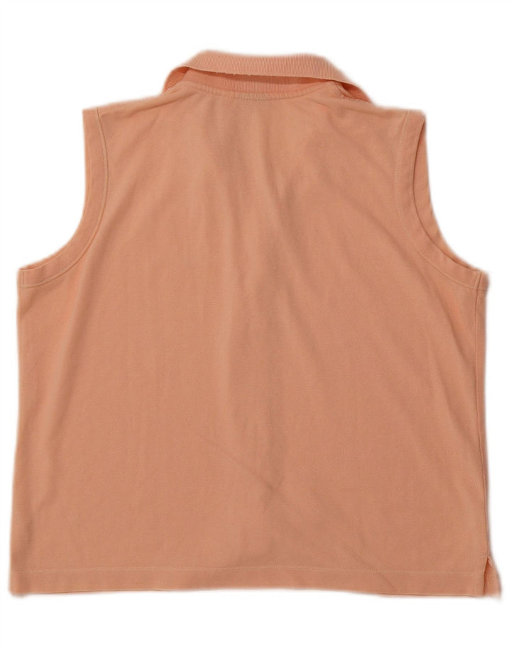Blusa feminina sem mangas LOTTO Reino Unido 14 grande laranja