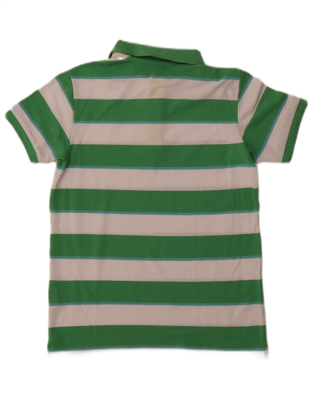 Pólo BENETTON Menino 10-11 Anos XL Verde Listrado Poliéster