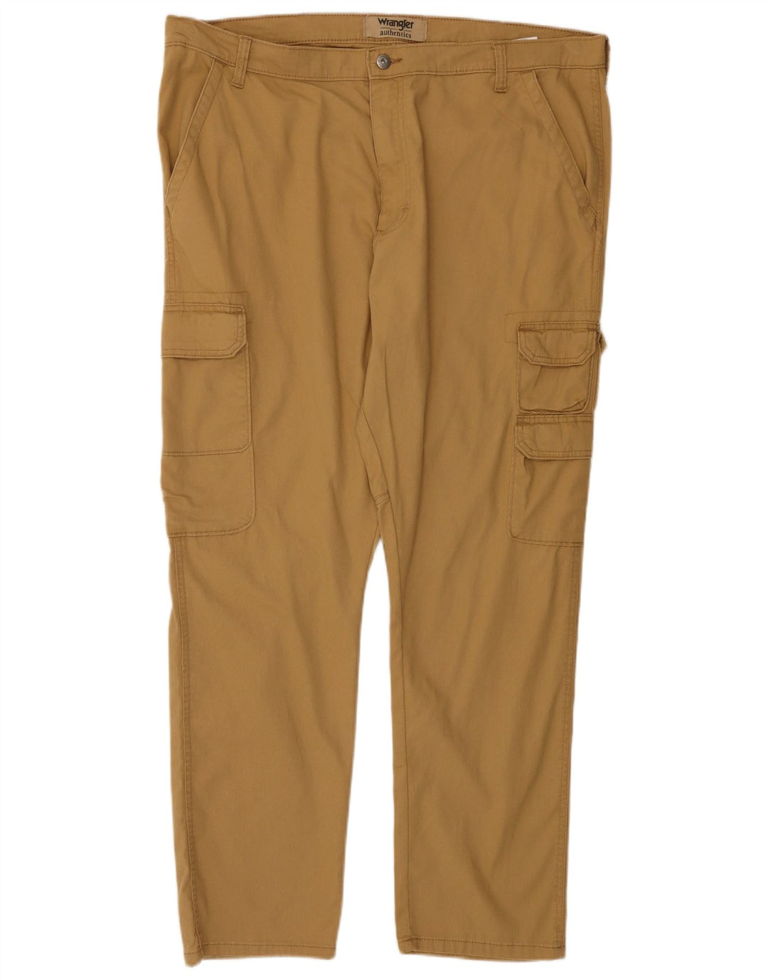 Calça cargo masculina autêntica WRANGLER W40 L30 algodão bege