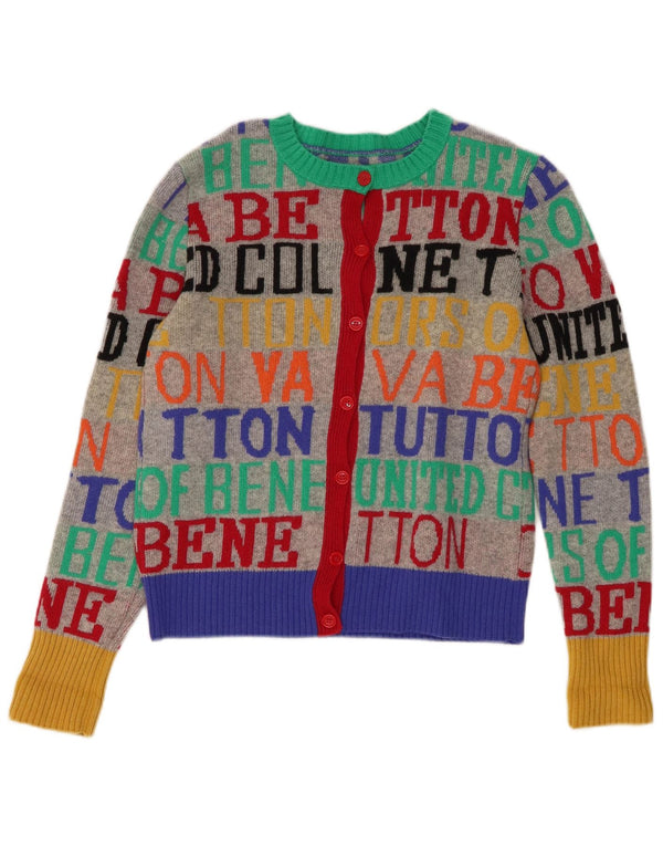Suéter feminino Benetton com corte solto e estampado UK 6 XS multicolorido