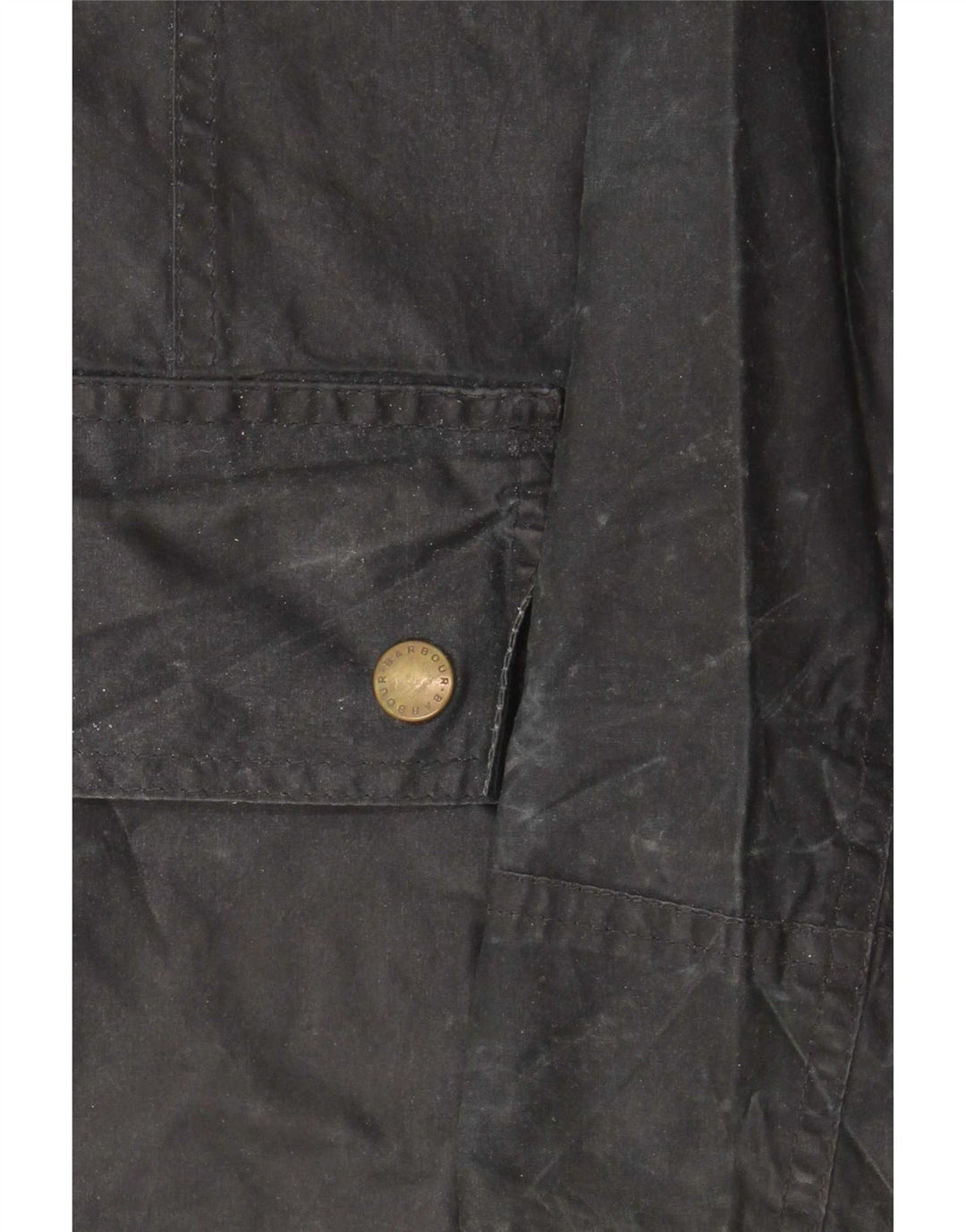 Jaqueta feminina de algodão encerado Barbour UK 10 pequena preta