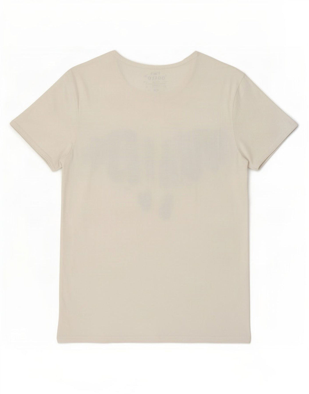 Guess Camiseta masculina gráfica Top médio branco