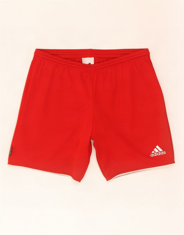 Adidas Mens Sport Shorts Pequeno Poliéster Vermelho