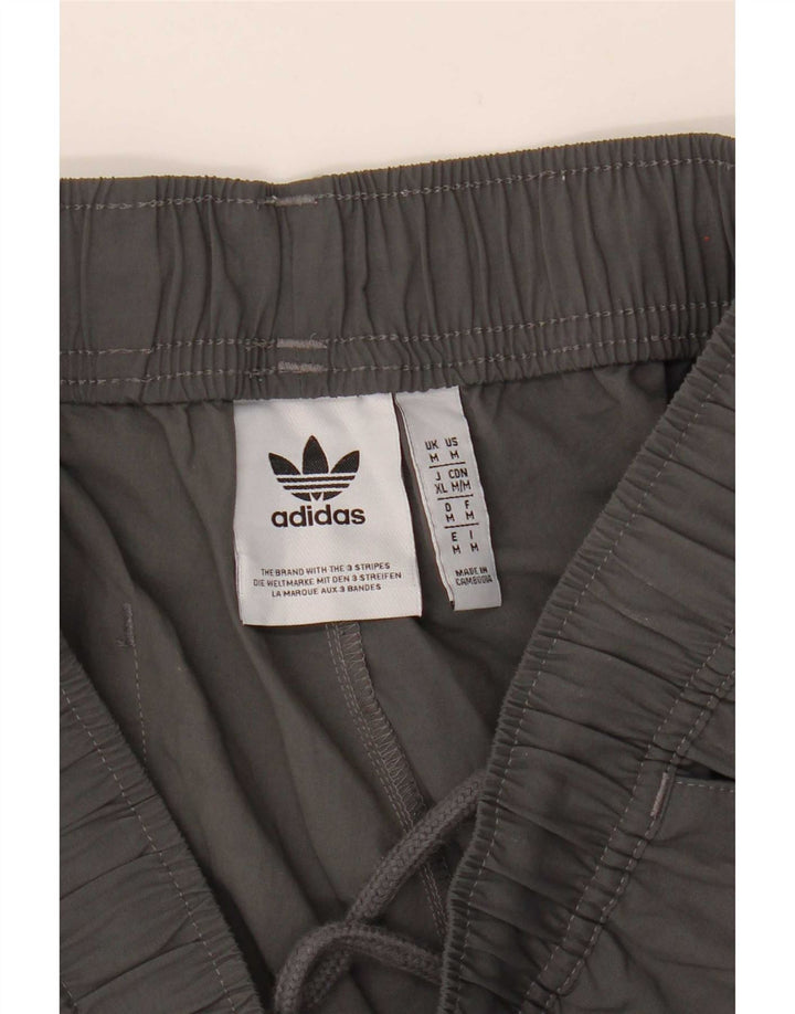 Adidas Mens Cargo Calças de treino Joggers Cinza Médio Poliamida