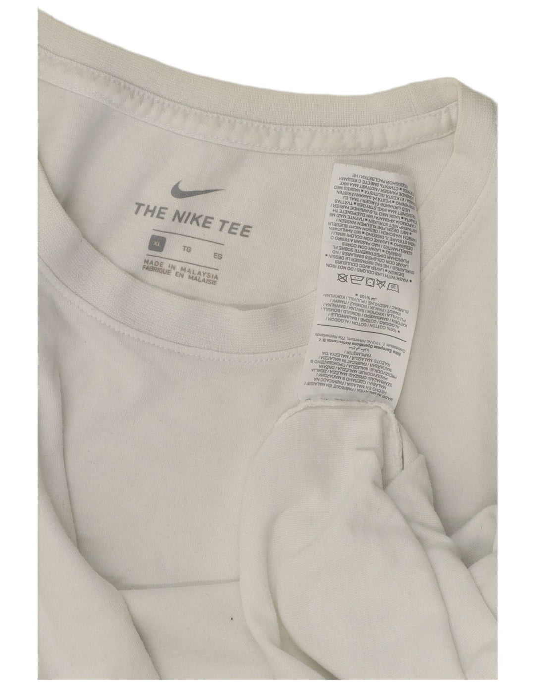 Camiseta masculina Nike Top XL algodão branco
