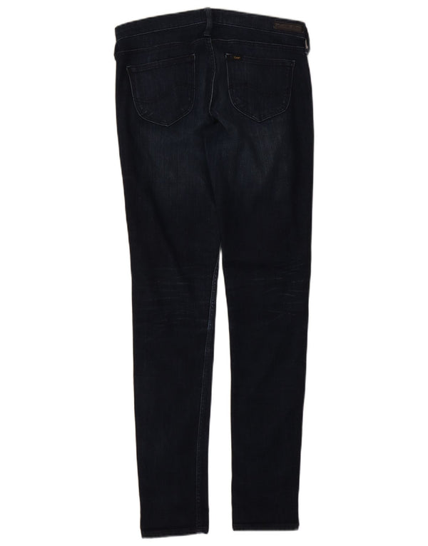 Lee Womens Lynn Calça Jeans Skinny Cintura Baixa W29 L31 Azul Marinho Algodão
