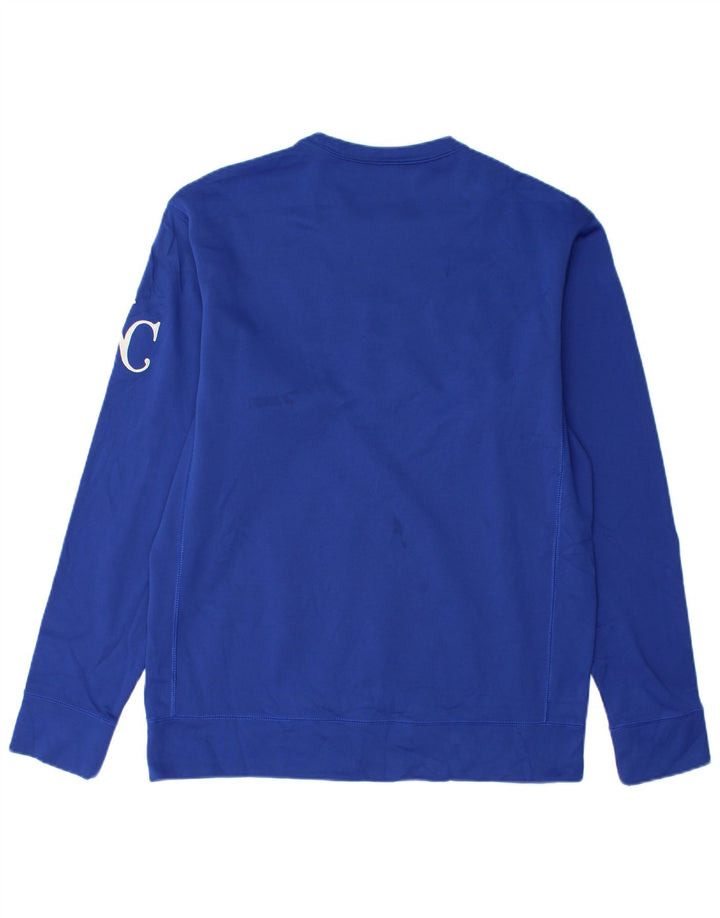 Moletom Nike Masculino Therma-Fit Graphic Jumper Médio Azul Poliéster