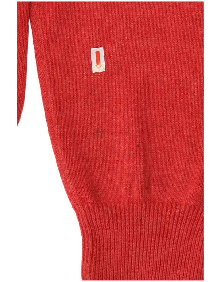 Suéter masculino GANT com gola redonda, grande algodão vermelho