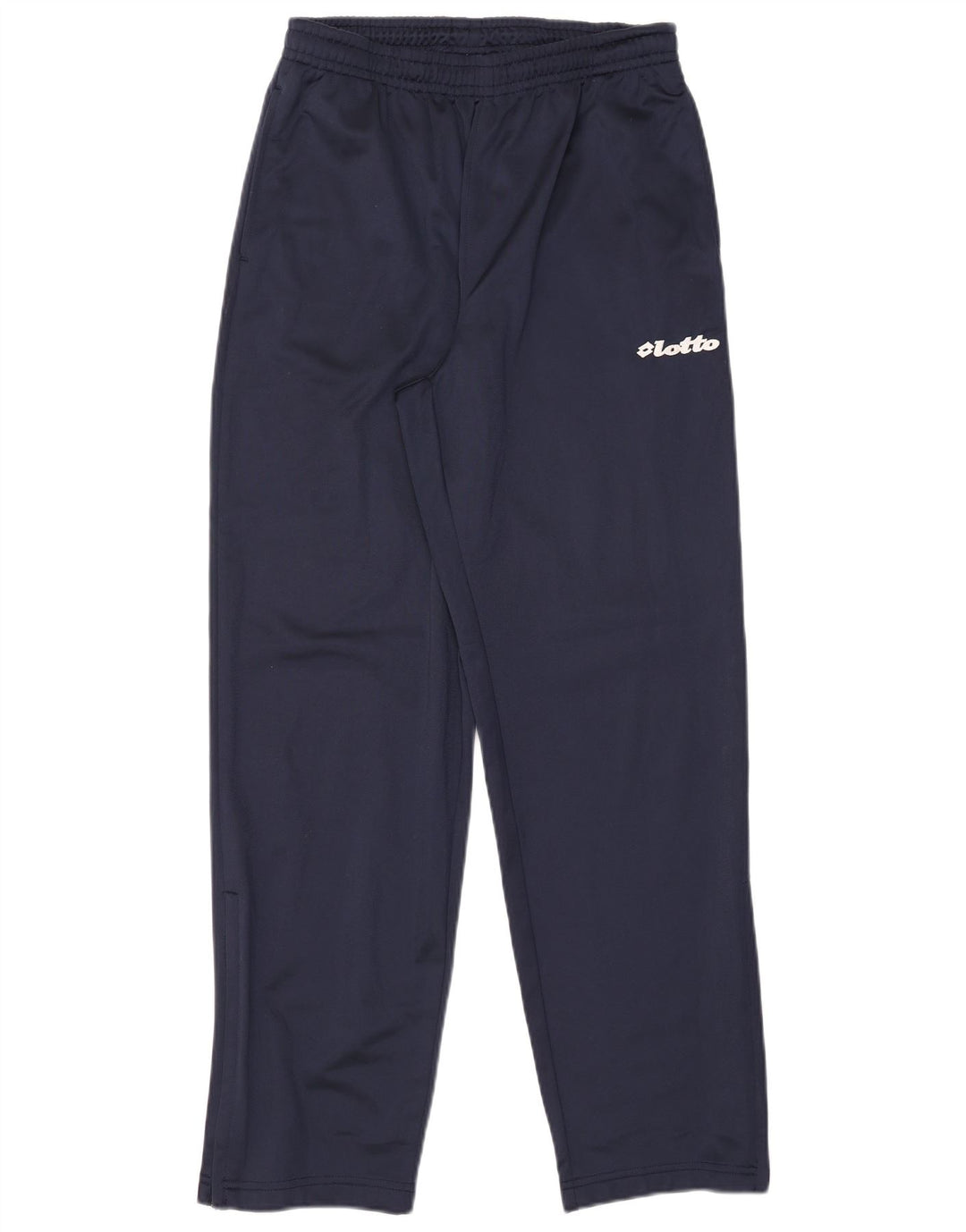 Calça de treino masculina Lotto Reino Unido 42/44 grande poliéster azul marinho