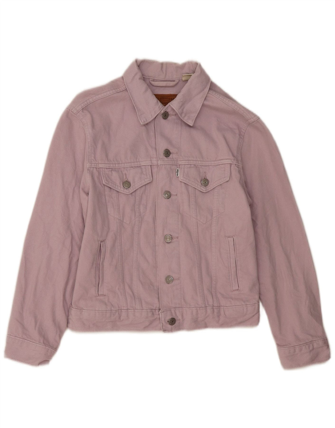 Jaqueta jeans feminina LEVI'S UK 6 XS algodão roxo