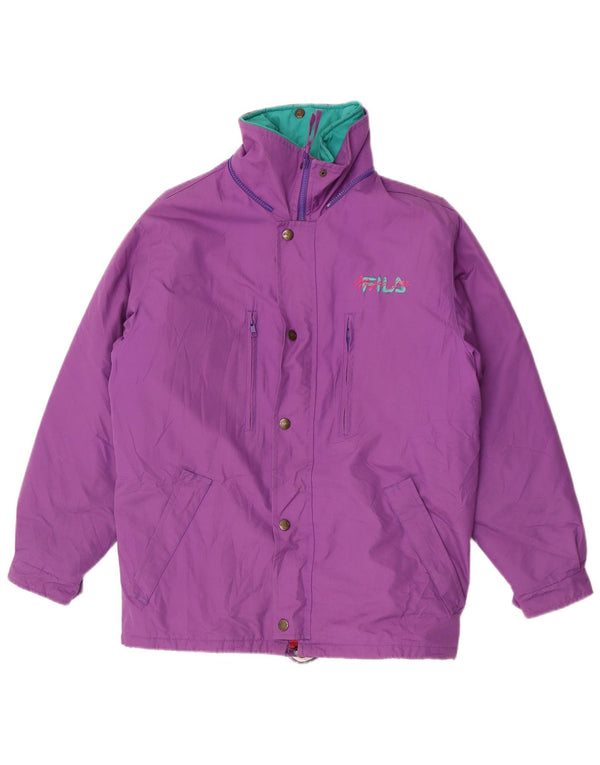 Jaqueta masculina Fila Loose Fit acolchoada IT 44 XS Roxo
