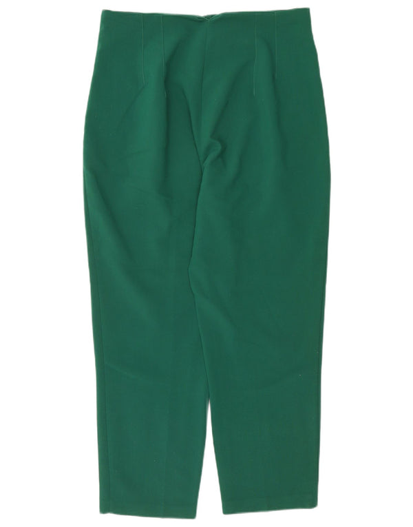 Zara Calça Chino Feminina Cintura Alta Cônica XL W32 L27 Verde