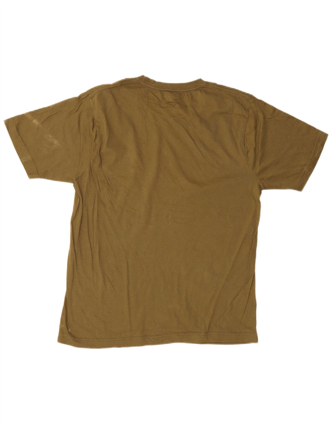 Camiseta masculina Dkny Top grande de algodão cáqui