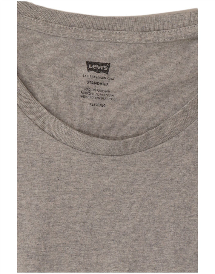 Camiseta masculina padrão Levi's XL cinza