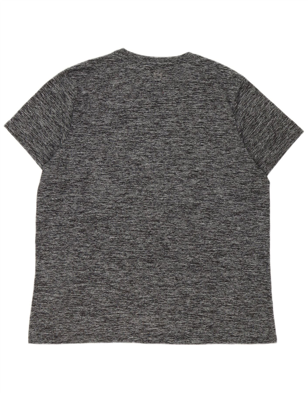 Camiseta masculina Under Armour Top XL poliéster manchado cinza