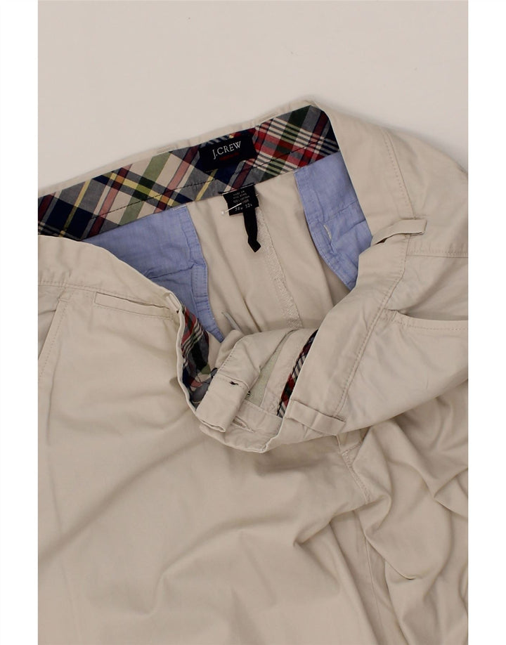 J. CREW Mens Straight Chino Trousers W36 L32 Beige Cotton Vintage J. Crew and Second-Hand J. Crew from Messina Hembry 