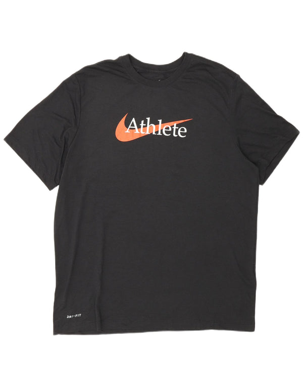 Camiseta Nike Masculina Dri Fit Graphic Top XL Preto Poliéster
