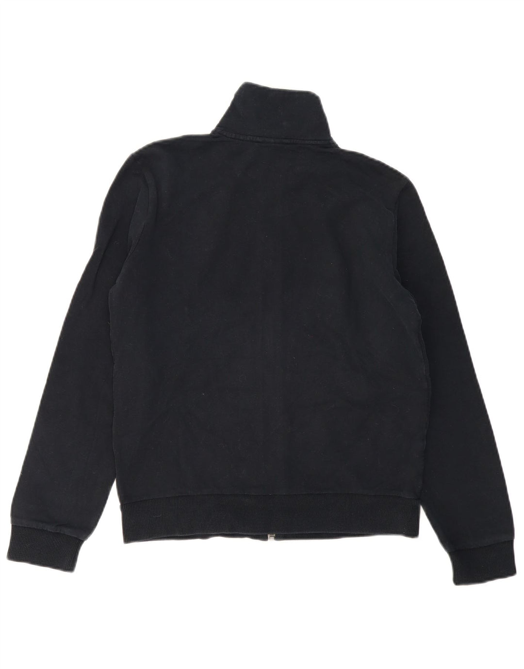 Puma Womens Tracksuit Top Jacket UK 14 Grande Algodão Preto