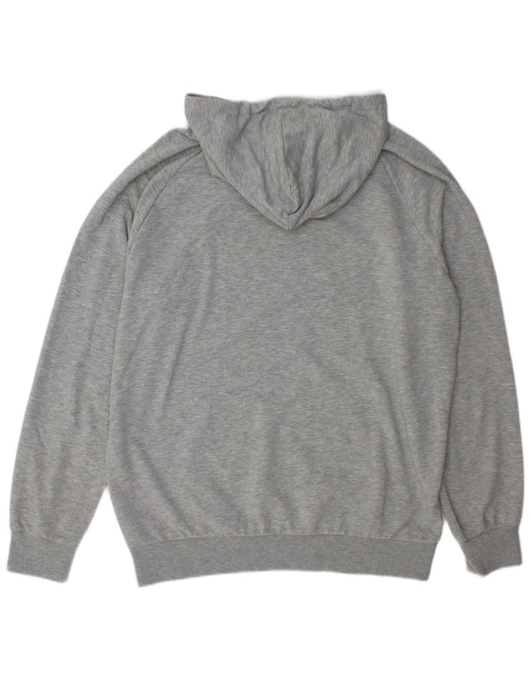 Hummel moletom masculino com capuz gráfico XL poliéster manchado cinza