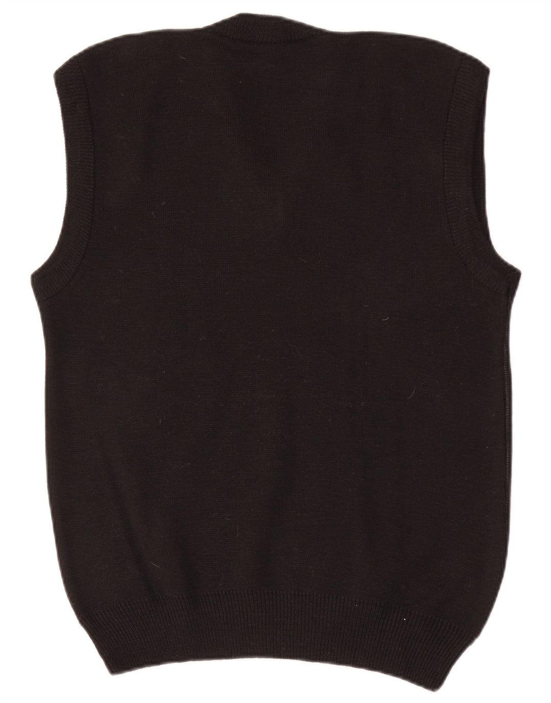 Regata masculina vintage com colete pequeno preto Argyle/Diamante