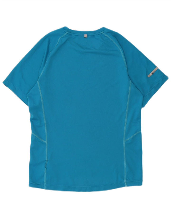Camiseta masculina Nike Dri Fit Top pequeno azul poliéster