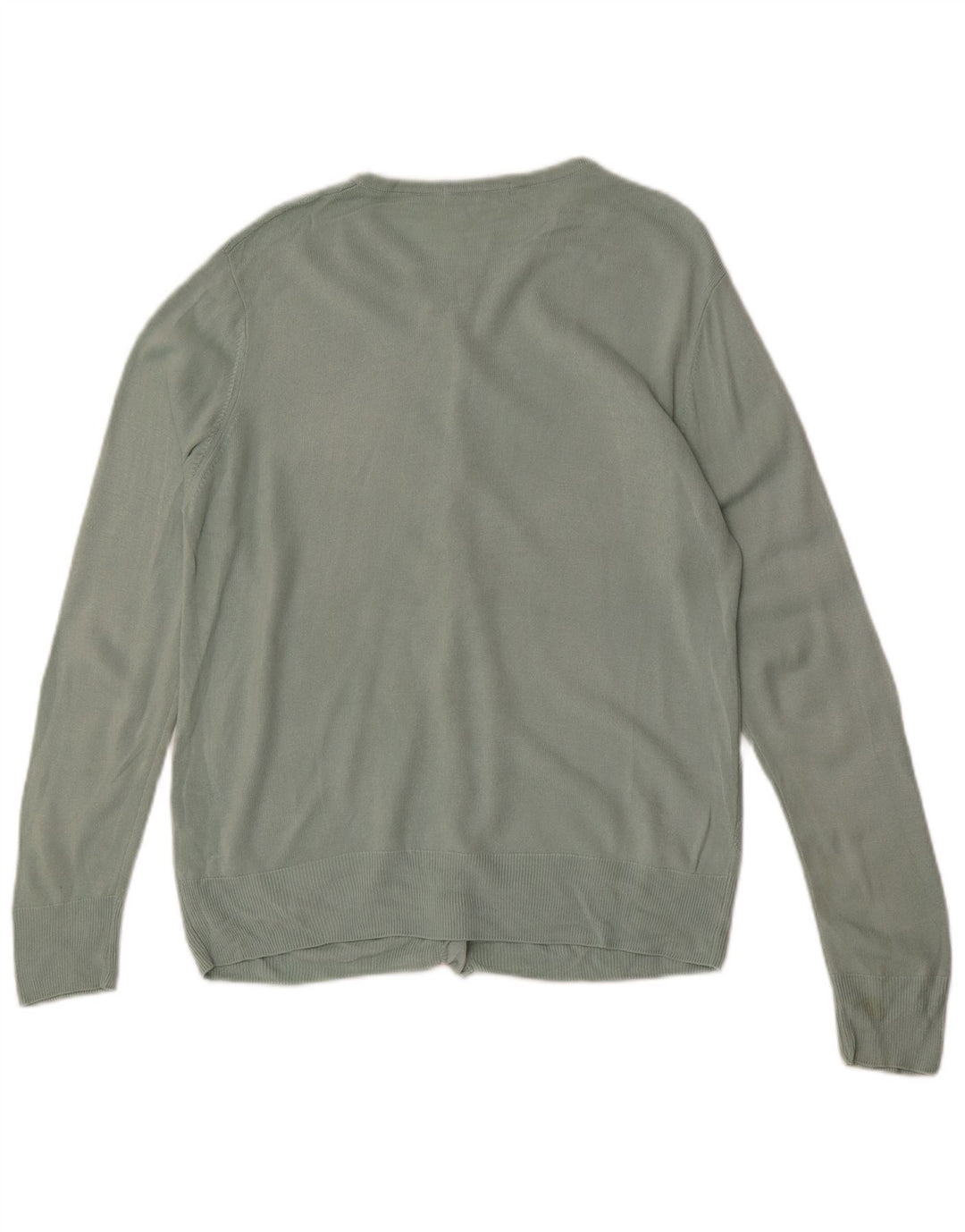 Suéter cardigã feminino Marks & Spencer Reino Unido 16 grande verde argyle/diamante