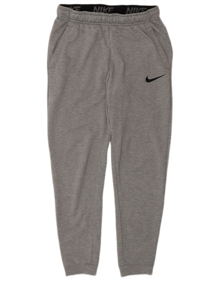 Nike Mens Calças de treino Joggers Pequeno Poliéster Cinza
