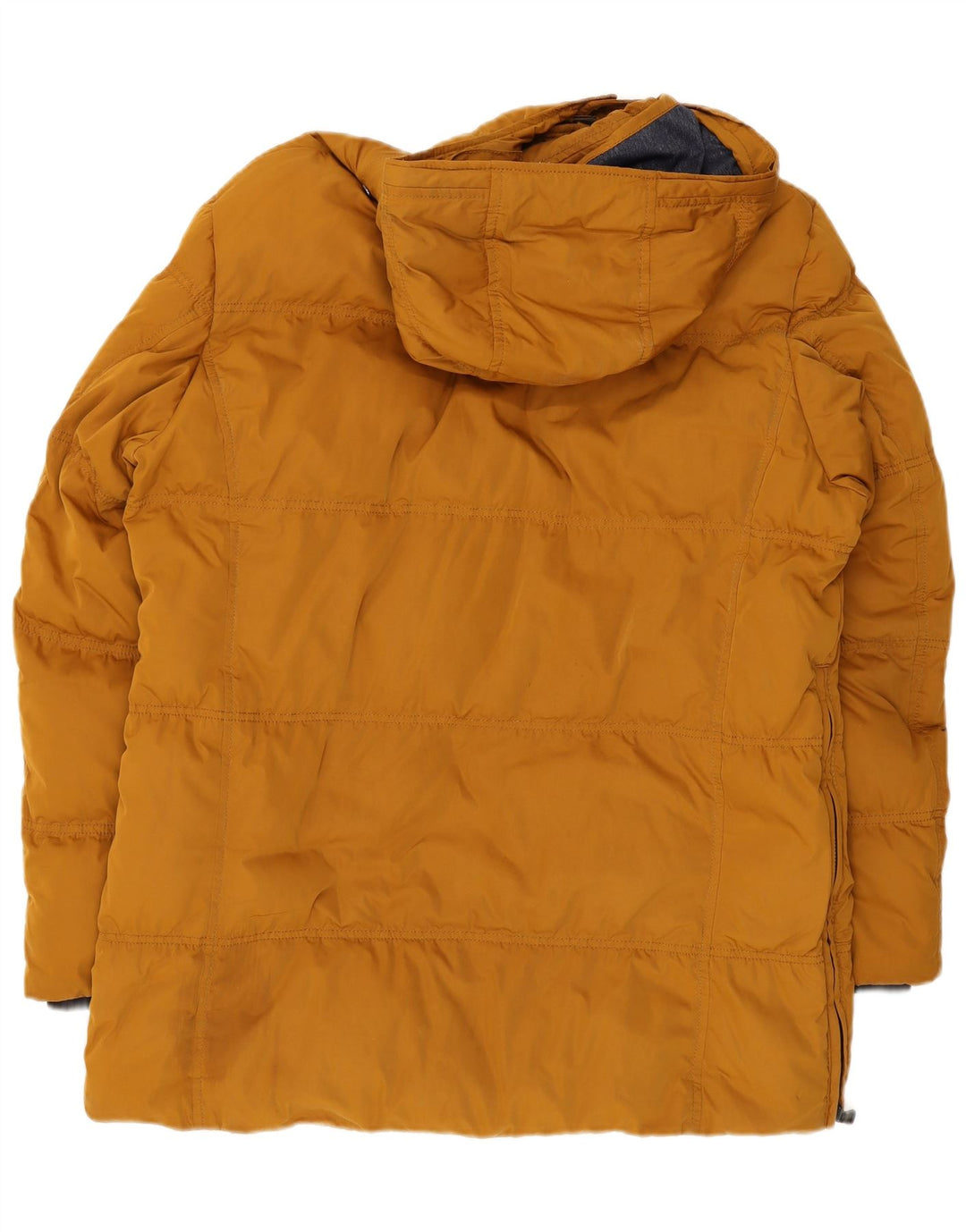 Jaqueta acolchoada com capuz masculino Hugo Boss UK 40 grande amarelo
