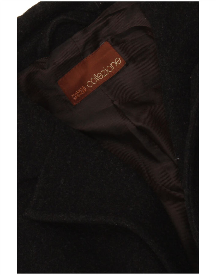 Sobretudo masculino Marks & Spencer Reino Unido 36 lã cinza pequena