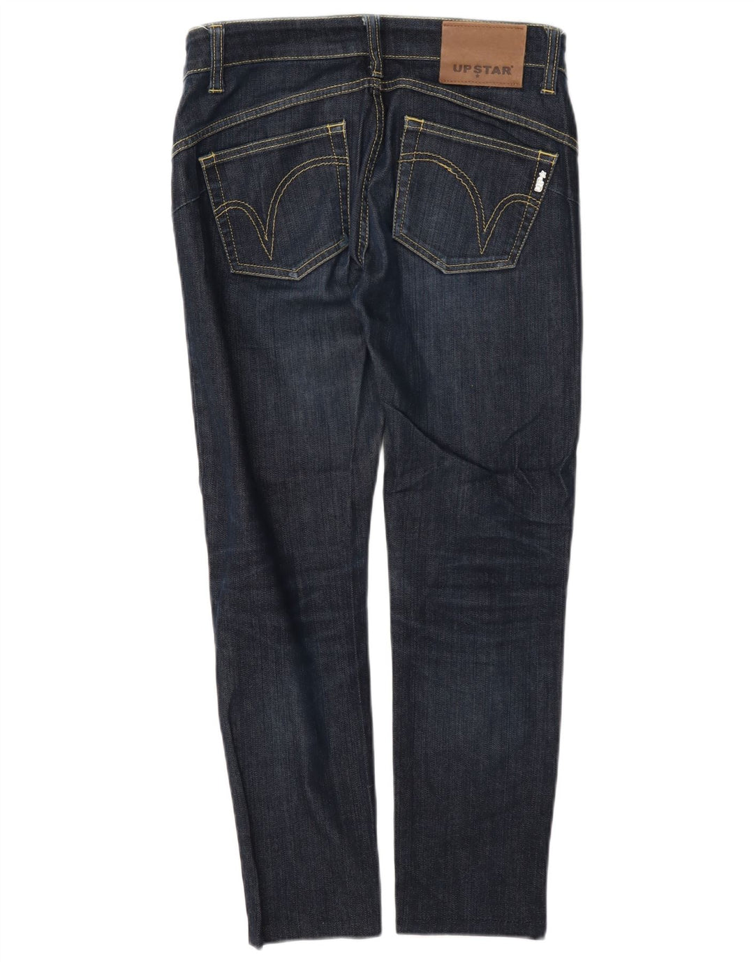 Jeans recortados femininos Upstar W28 L25 algodão azul marinho