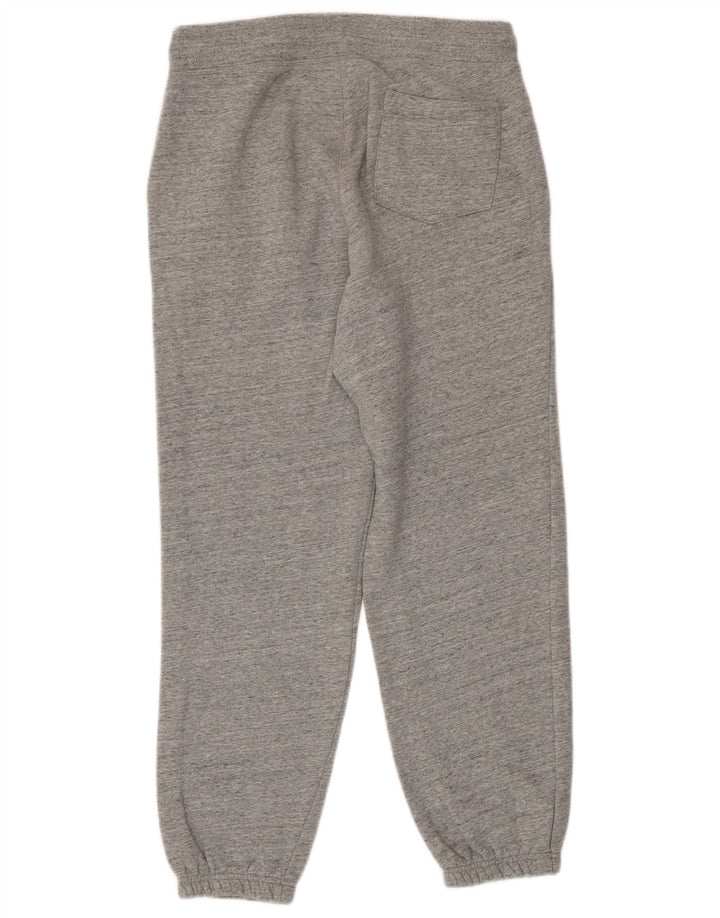 Jack Wills Calça de treino masculina gráfica Joggers cinza médio manchado