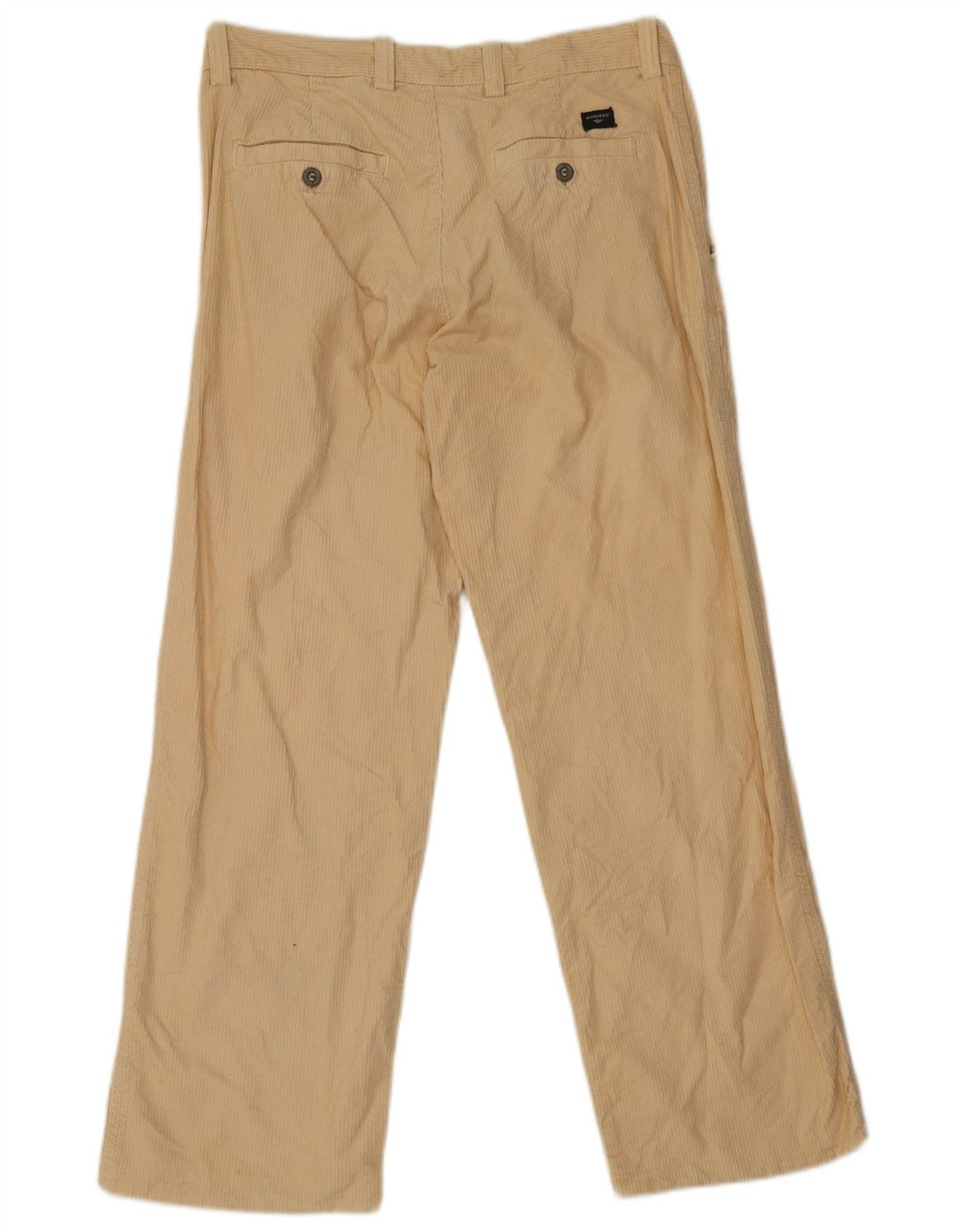 Calça masculina de veludo Dockers Regular Fit W34 L29 bege