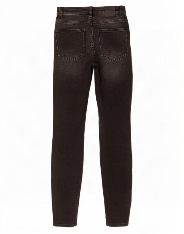 Jeans skinny feminino Massimo Dutti EU 34 2XS W24 L30 algodão preto