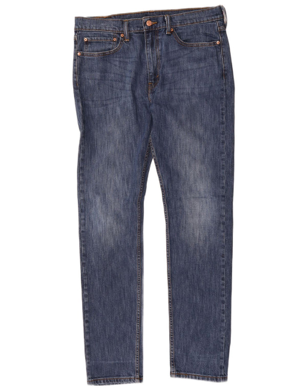 Levi's Masculino 510 Skinny Jeans W34 L34 Azul Algodão