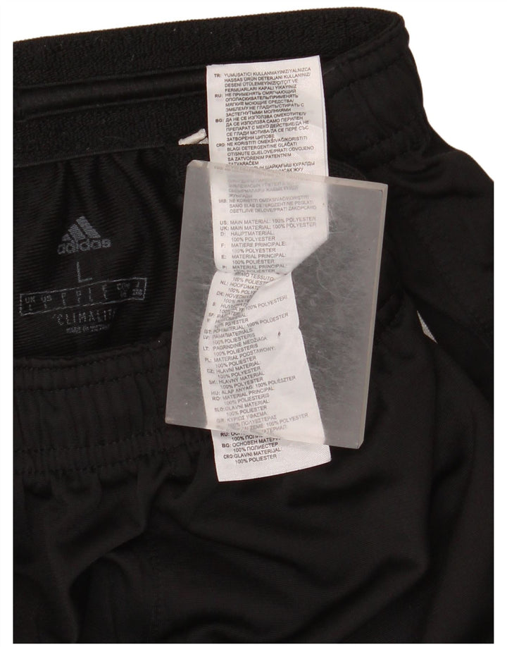 Calça Adidas Climalite Feminina UK 14 Grande Poliéster Preto
