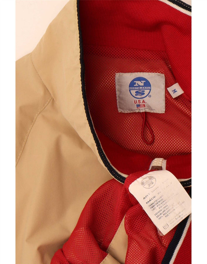 Jaqueta bomber masculina North Sails UK 38 poliamida colorblock bege médio