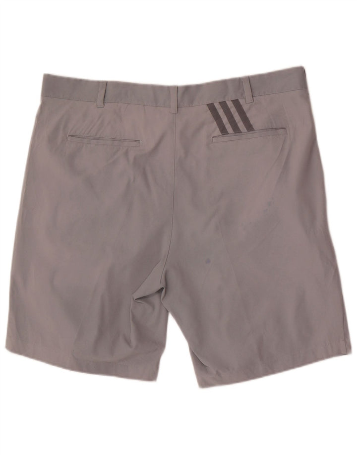 Adidas Mens Chino Shorts W38 XL Cinza Poliéster