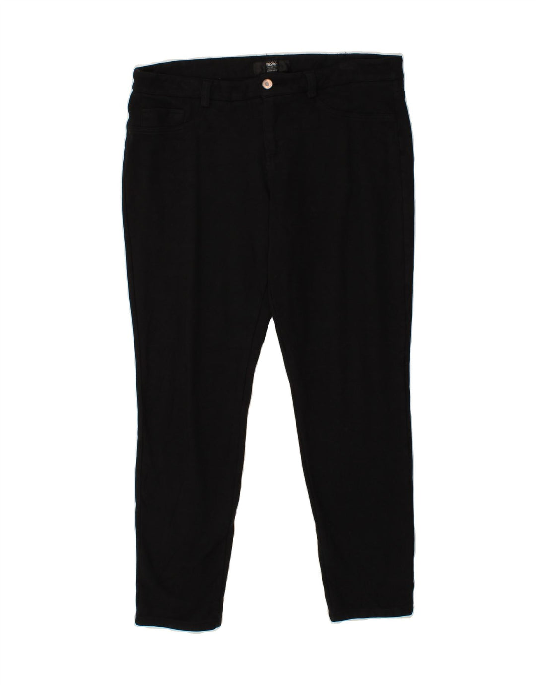 MOSSIMO Womens Stretch Skinny Casual Trousers US 12 Large W34 L27 Black Vintage Mossimo and Second-Hand Mossimo from Messina Hembry 
