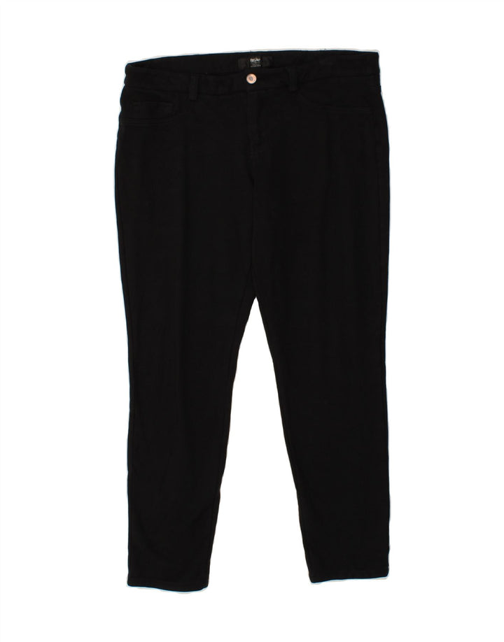 MOSSIMO Womens Stretch Skinny Casual Trousers US 12 Large W34 L27 Black Vintage Mossimo and Second-Hand Mossimo from Messina Hembry 