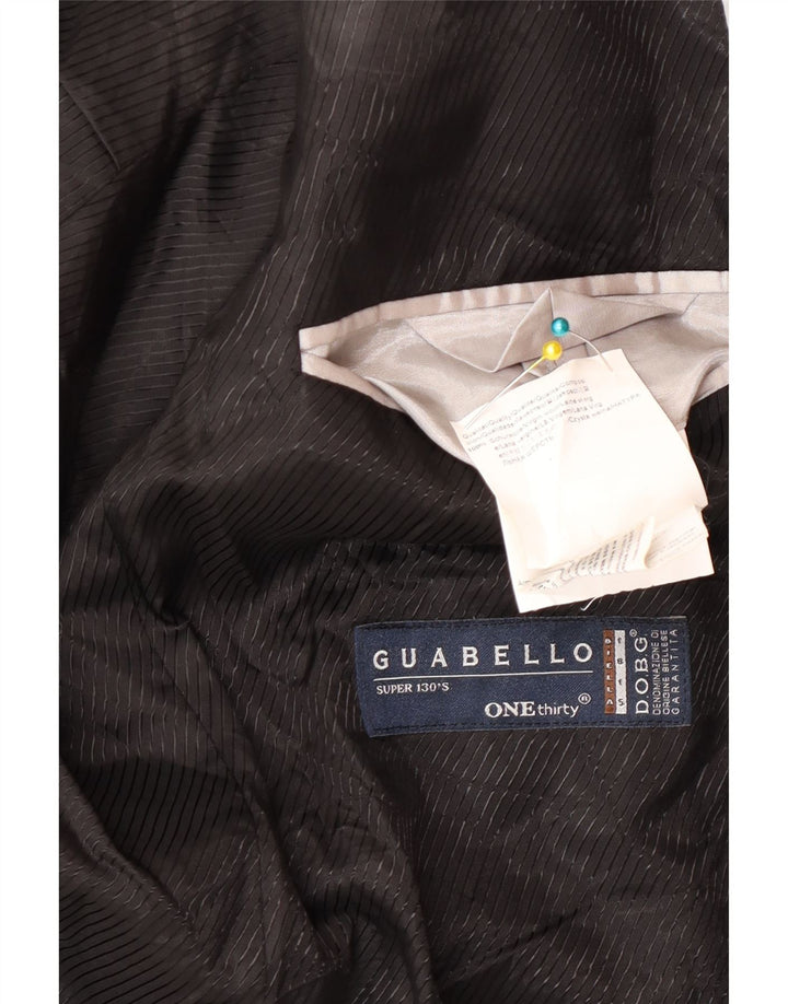 Jaqueta blazer masculina de 2 botões Hugo Boss Reino Unido 40 grande lã cinza