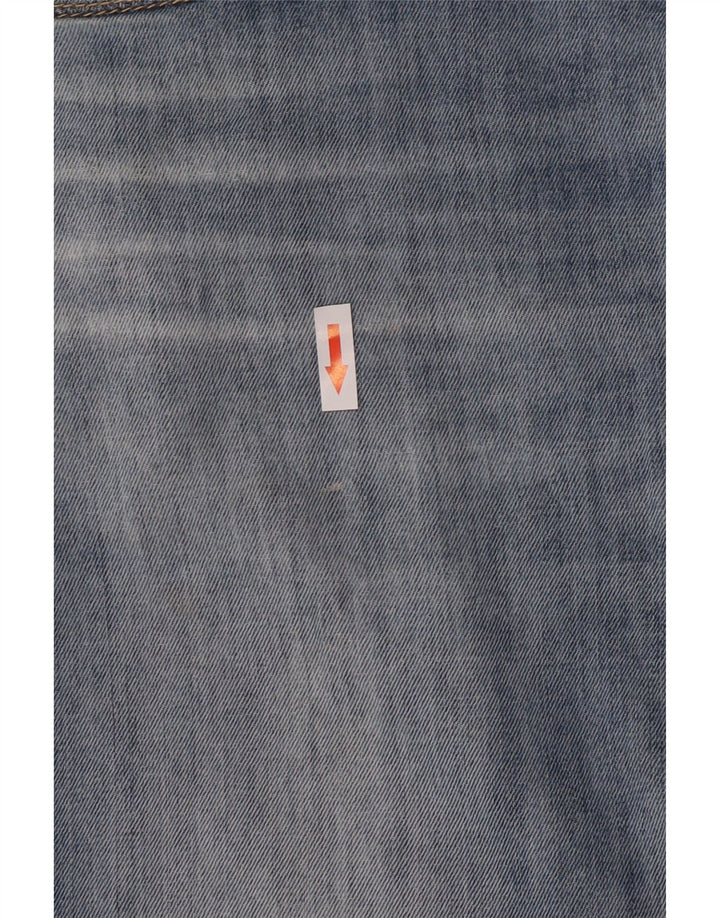 Calça jeans reta masculina Armani W32 L28 algodão azul