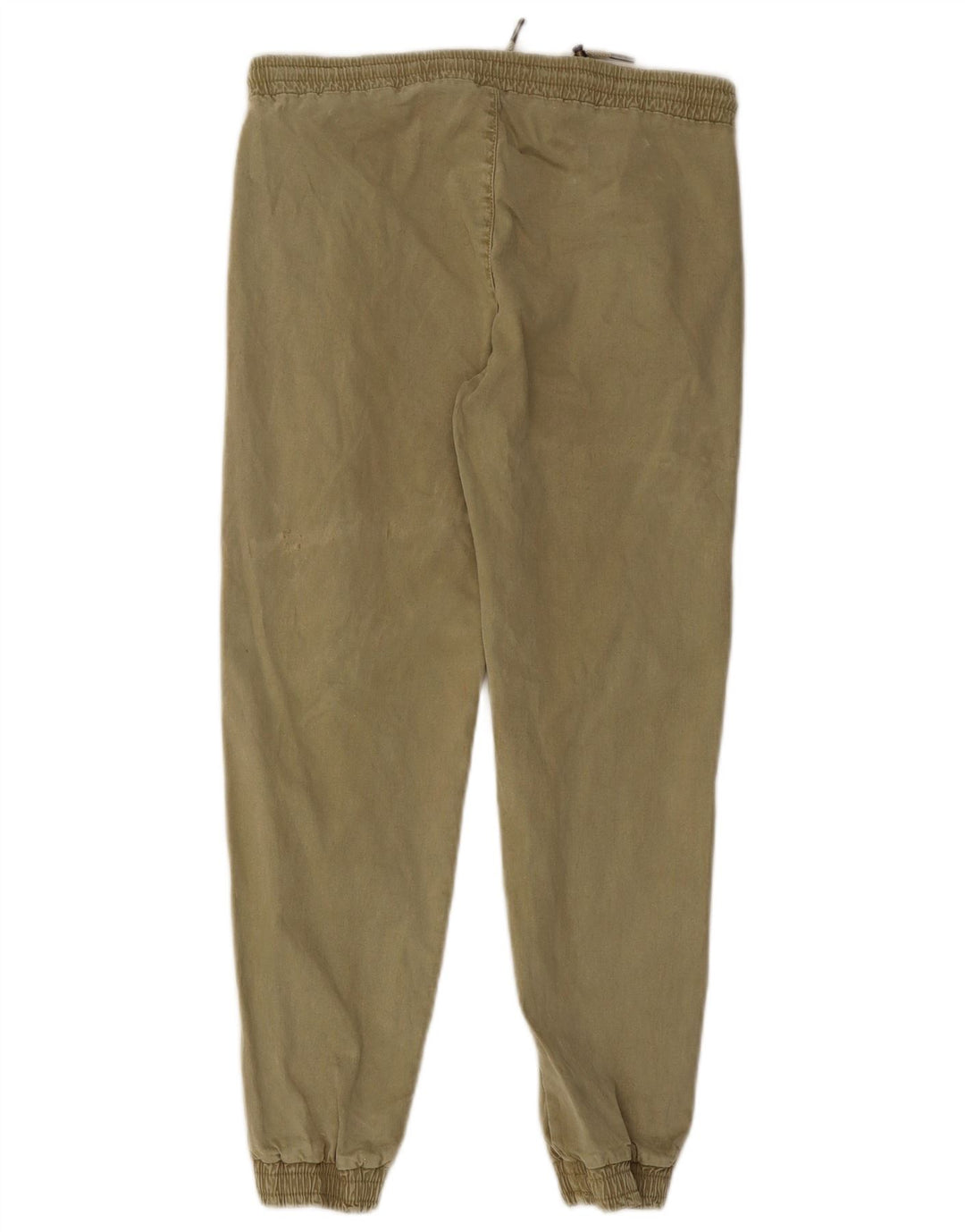 Zara Calça jogger feminina pequena W26 L26 Khaki Lyocell