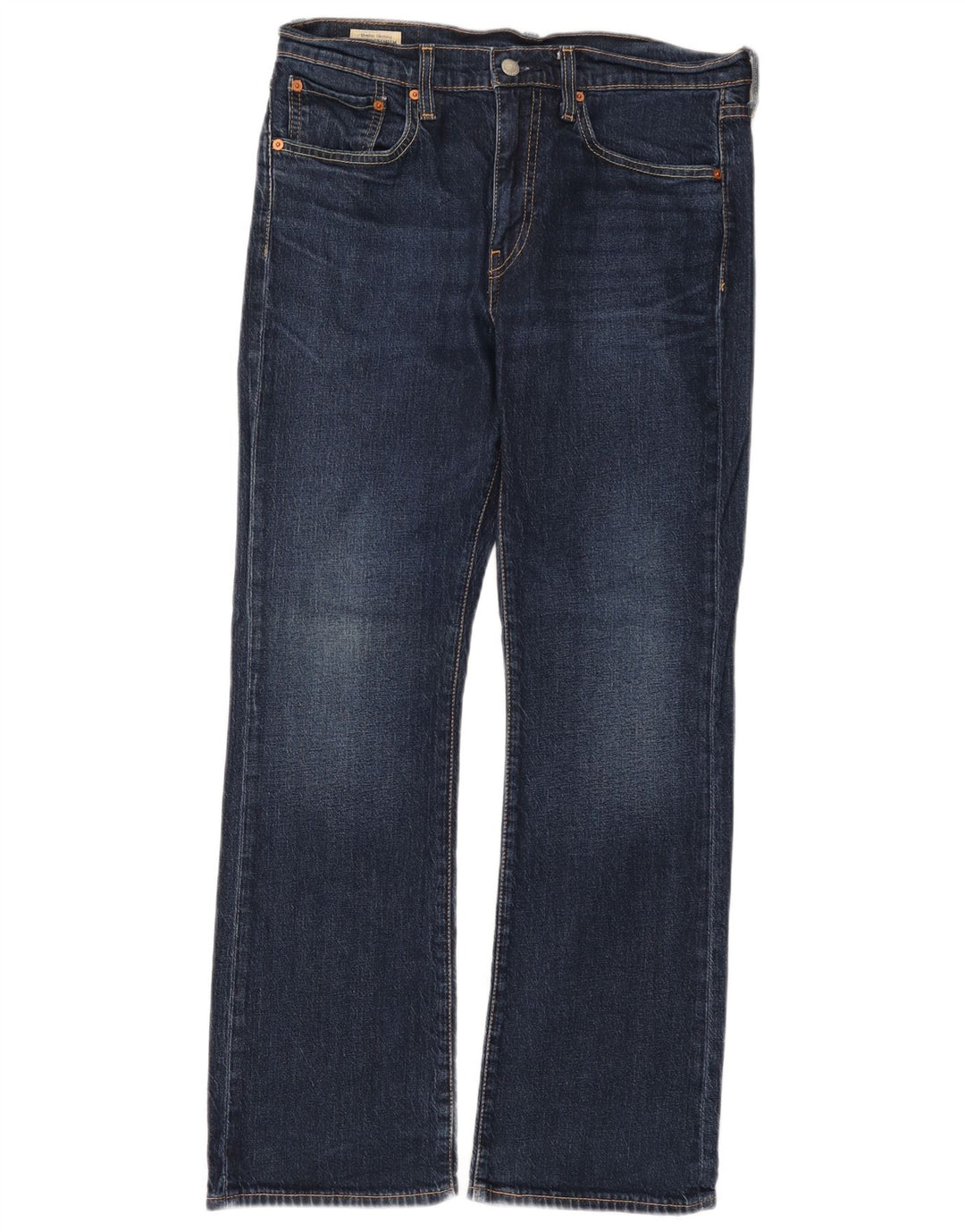 Levi's Masculino 527 Bootcut Jeans W32 L30 Azul Marinho Algodão