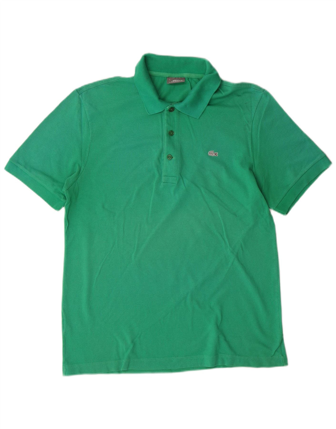 Camisa polo masculina LACOSTE tamanho 5 grande algodão verde