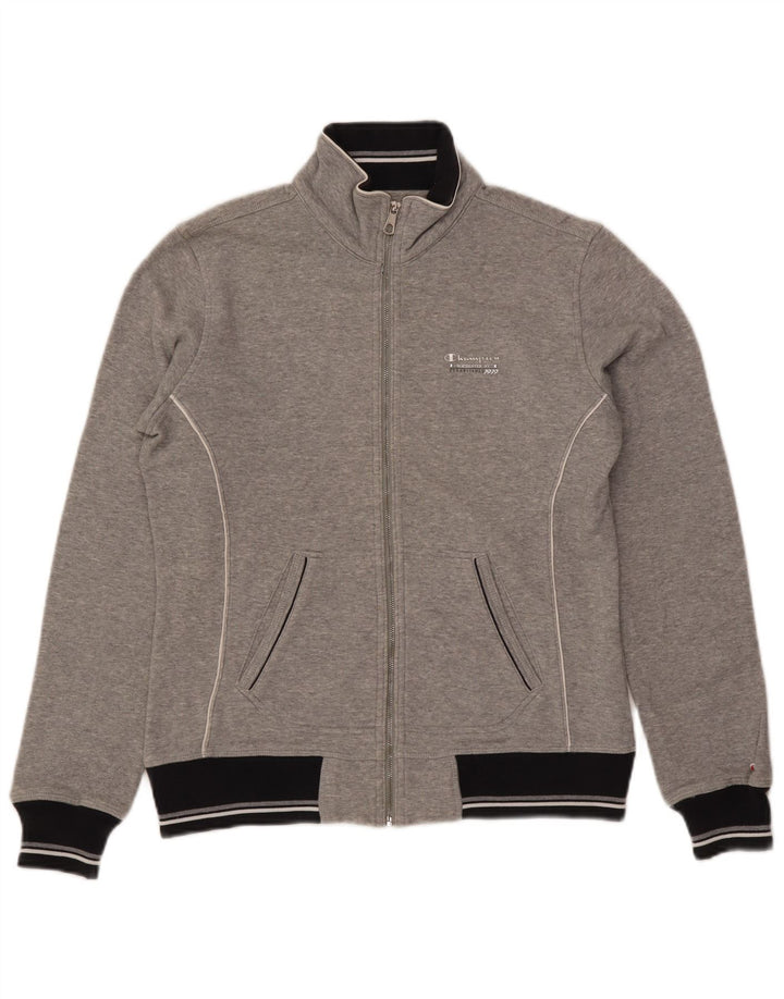 Jaqueta feminina Champion Heritage Fit Tracksuit UK 16 grande cinza