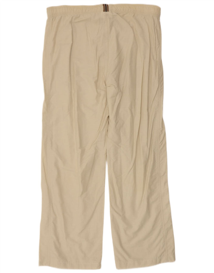 Calça masculina reta casual CHAMPION grande W36 L29 algodão branco