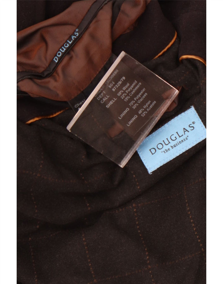 Sobretudo masculino Douglas IT 44 XS lã azul marinho