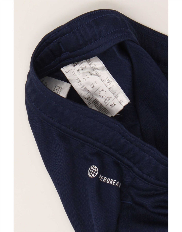 Calça de treino masculina Adidas Aeroready poliéster azul marinho médio