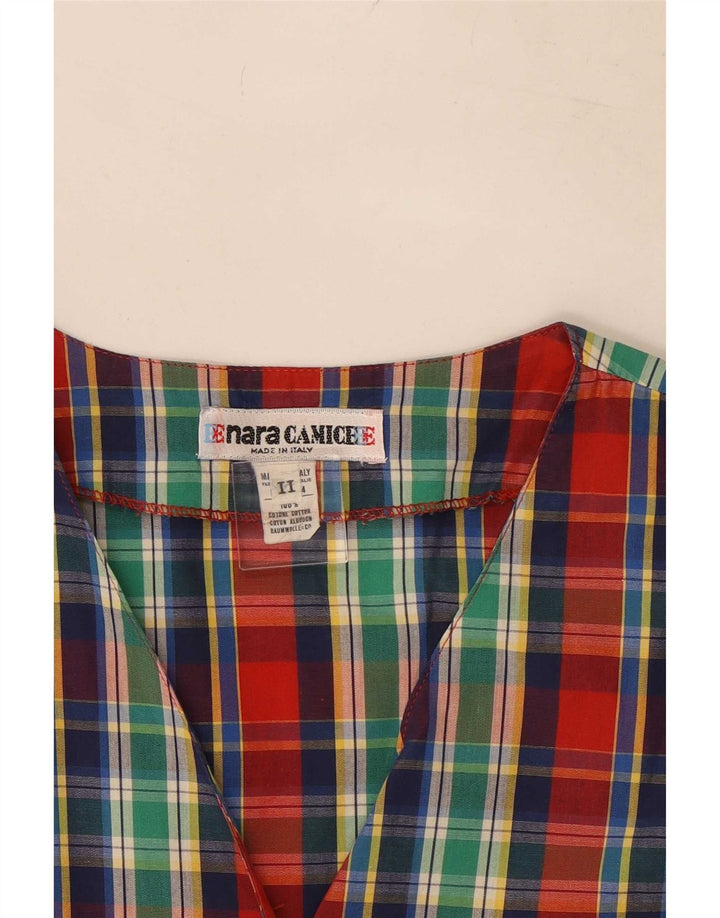 Colete feminino Enara Camice tamanho 2 Reino Unido 14 Xadrez médio multicolorido