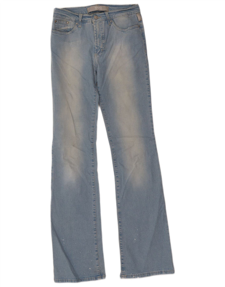 Calça jeans feminina Versace W29 L32 azul algodão